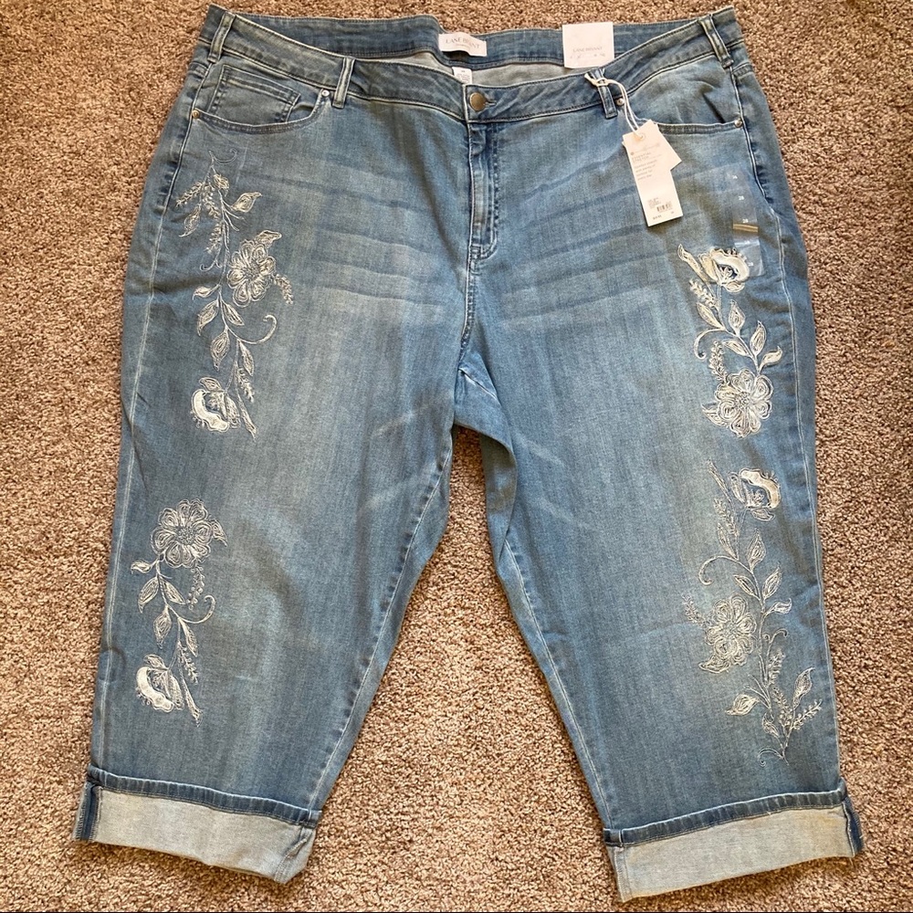 Lane Bryant Girlfriend crop jeans